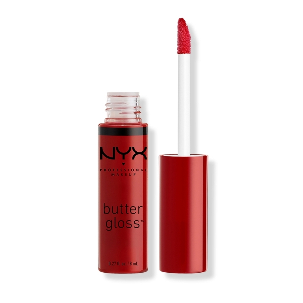 NYX Professional Makeup Butter Gloss Non-Sticky Shade: Red Velvet (Deep Red) 🆕